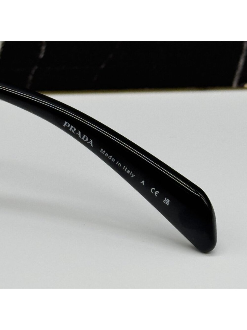 NEW PRADA PRA15S 1AB8C1 SUNGLASSES PR A15S 1AB8C1 SQUARE BLACK UNISEX SPR A15S - Picture 12 of 13